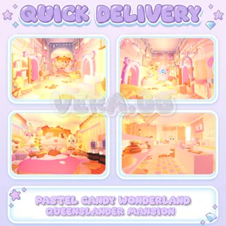 Pastel Candy Wonderland | Queenslander Mansion