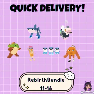 REBIRTH 11–16 PACK | Tralala, Odin, Turbo 3000 & More!