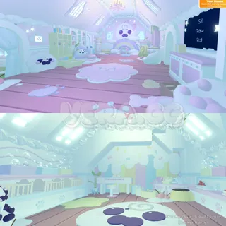 Dreamy Pastel Cloud Lounge ┃Bunker H