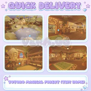 Totoro Magical Forest (Tiny Home) | Studio Ghibli Adopt Me House