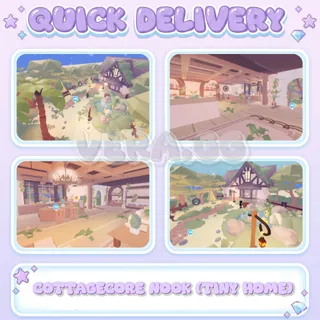 Cottagecore Nook (Tiny Home) | Rustic Adopt Me House