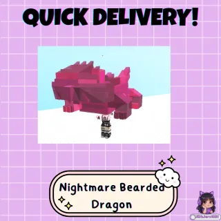Nightmare Bearded Dragon (Divine) | Free Egg Generator | Consumes Fruit for Shop Eggs!