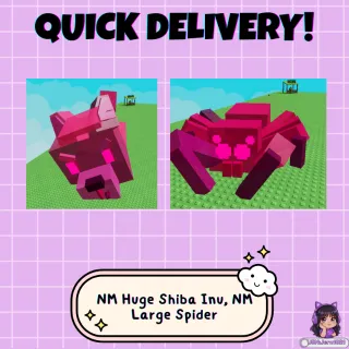 HUGE Nightmare Shiba Inu (63.43kg!)│Size Multiplier + FREE Nightmare Spider!│Grow a Garden