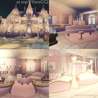 Grand Pink Mansion Dollhouse |┃Tiny House/ Home