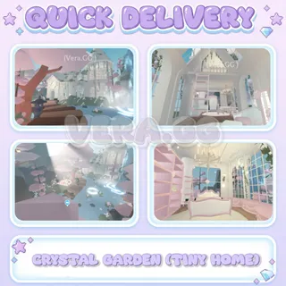 Crystal Garden (Tiny Home) | Fairycore Adopt Me Custom House