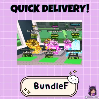 Secret Bundle (HIGH STATS)│Los Cucarachas Candy/Gold (8.7m/s!)│Steal a Brainrot