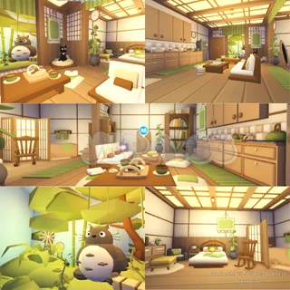 Studio Ghibli Totoro Japanese Treehouse | Adopt Me