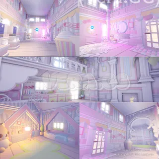 Preppy Soft Girl Queenslander House | Adopt Me