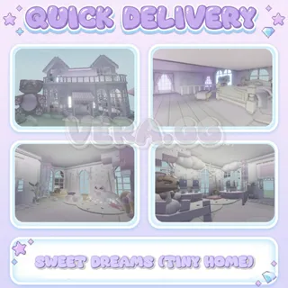 Sweet Dreams (Tiny Home) | Pastel Purple Adopt Me House