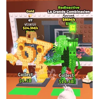 [SALE] 109M/s SPEED DUO | Radioactive + Gold Secret