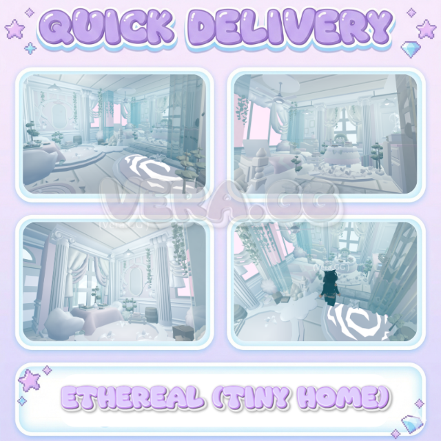 Ethereal (Tiny Home) | Elegant Adopt Me House - Other Game Item - Gameflip