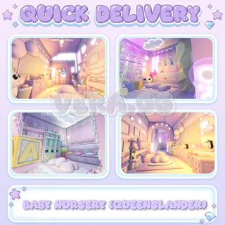Baby Nursery (Queenslander) | Pastel Adopt Me House