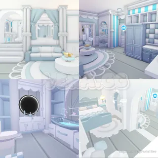 Cozy Pastel Blue Tiny Home | Adopt Me