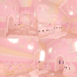 Pastel Pink Hello Kitty Cloud Room | Queenslander Grinding House