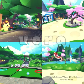 Epic Pokemon Village & Battle Arena | Haunted House