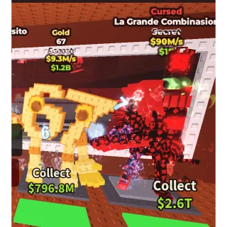 [SALE] 114M/s CURSED ELITE DUO | 90M/s Secret + Gold 67