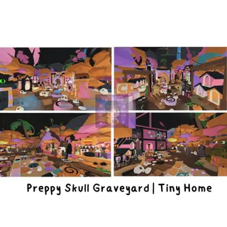Preppy Skull Graveyard | Tiny Home 