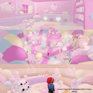 Kawaii Sugar Rush Candyland (Ice Cream House)