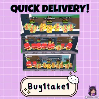 BOGO: Premium Lucky Blocks (Buy 1 Get 1 Free)│Taco, Gold & Admin│Steal a Brainrot