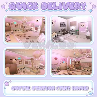 Softie Station (Tiny Home) | Kawaii Plushie Adopt Me House
