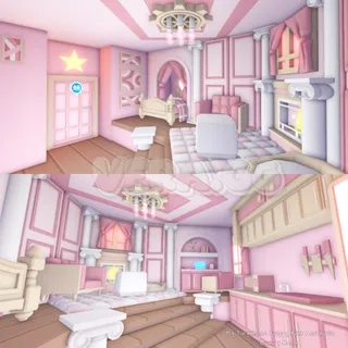 Preppy Pink Aesthetic Luxury Home (Tiny Home)| Adopt Me