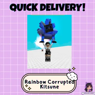 PetRainbow Mutated Corrupted Kitsune | Applies 9x Corrupted Chakra! | Ultimate Mutation Pet