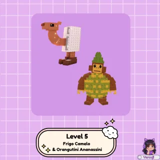 LEVEL 5 REBIRTH BUNDLE | Frigo Camelo + Orangutini Ananassini 