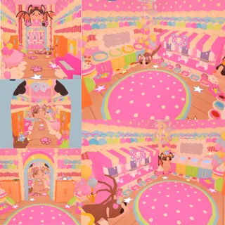 Pastel Pink Candy Party Shop | Queenslander Grinding House