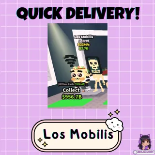 Los Mobilis (SECRET)│22m/s Income!│High Tier 22 Million Stats│Steal a Brainrot