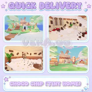 Choco Chip (Tiny Home) | Sweet Chocolate Dessert Adopt Me House