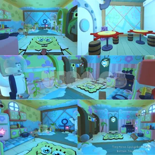 SpongeBob Bikini Bottom Theme House | Adopt Me (Tiny Home)