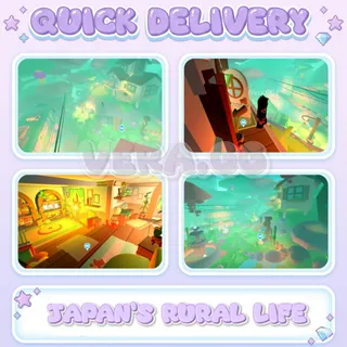 Japan's Rural Life (Tiny Home) | Ghibli Aesthetic Adopt Me