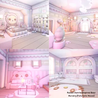 Kawaii Sanrio-Inspired Bear Nursery (Futuristic House)