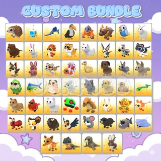 [CUSTOM BUNDLE] Pick Any 20 Pets (Live Inventory Access) | Adopt Me