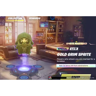 Fortnite Mastered Gold Grim Sprite Index