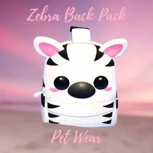 Zebra Backpack