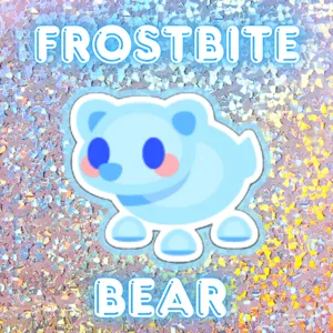 Frostbite Bear sticker