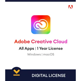 CHEAPEST │ ADOBE CREATIVE CLOUD - ALL APPS LICENSE 