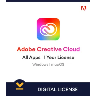 CHEAPEST │ ADOBE CREATIVE CLOUD - ALL APPS LICENSE 
