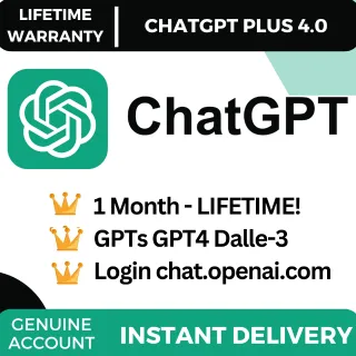 ChatGPT 4.0 PLus LifeTime Guaranted