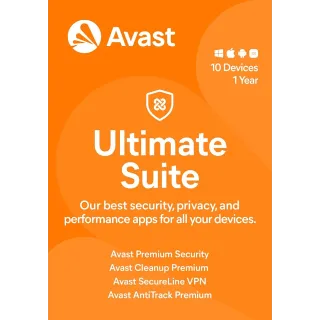 AVAST ULTIMATE SECURITY - 1 DEVICE, 1 YEAR