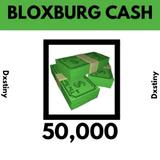 50k Bloxburg Cash