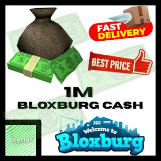 1M Bloxburg Cash