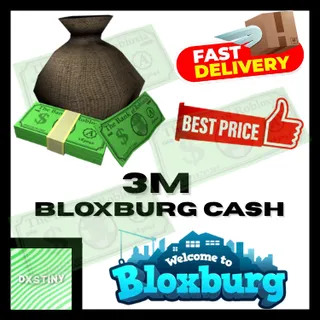3M Bloxburg Cash