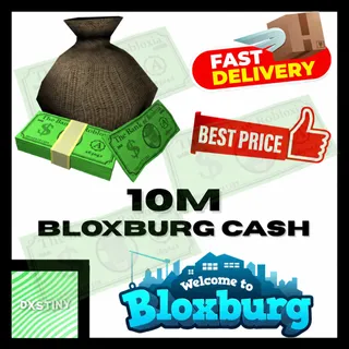 10M Bloxburg Cash