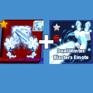 Dual Winter Blasters + Emote
