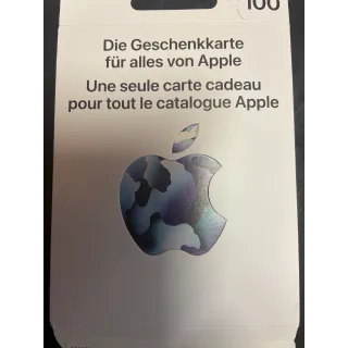 €100.00 EUR Apple