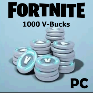 Fortnite 1000 V Bucks For Pc Other Tarjetas De Regalo Gameflip
