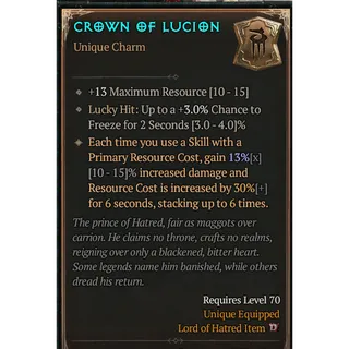 CROWN OF LUCION