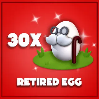 Retired egg 30x